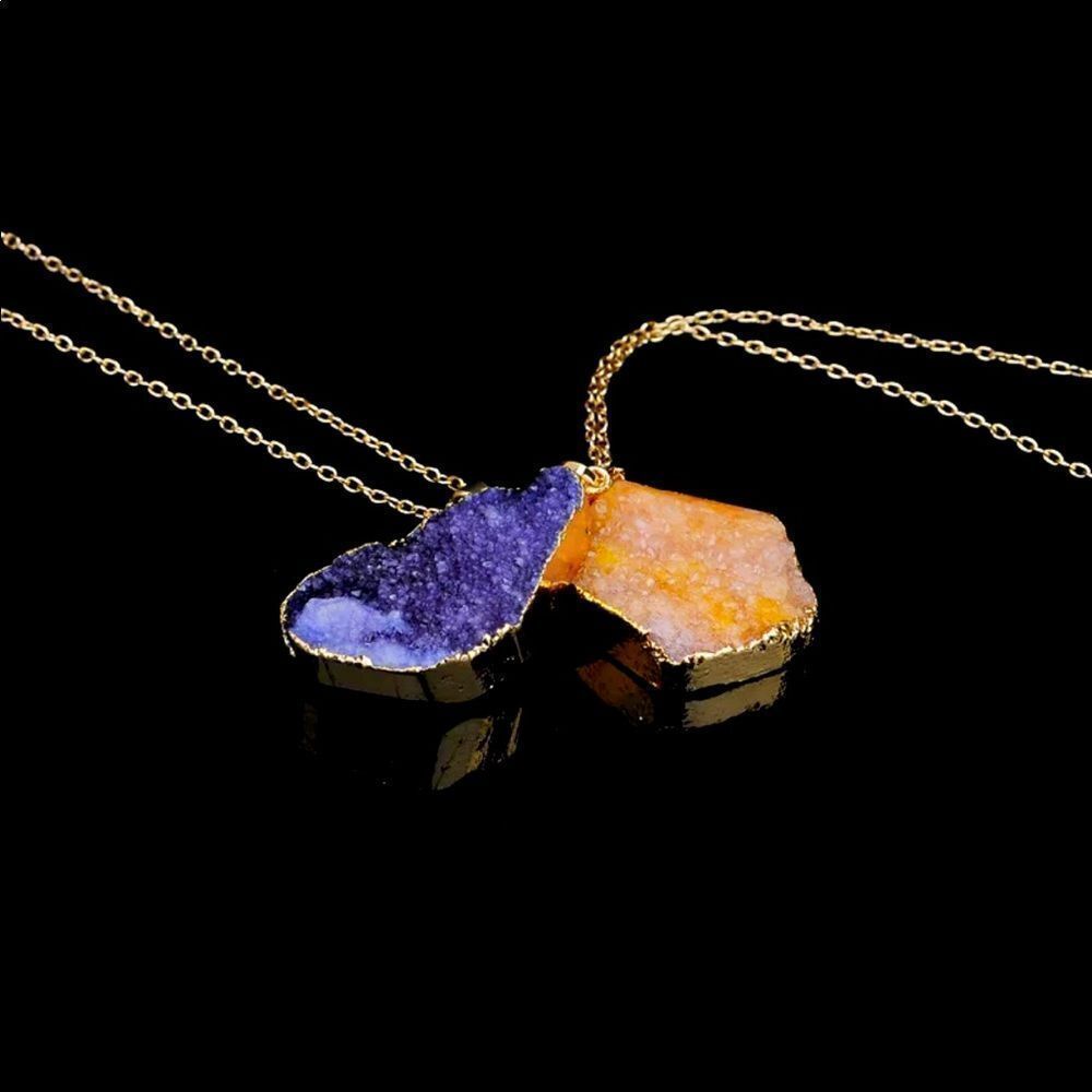 Crystal Pendant Necklace💜